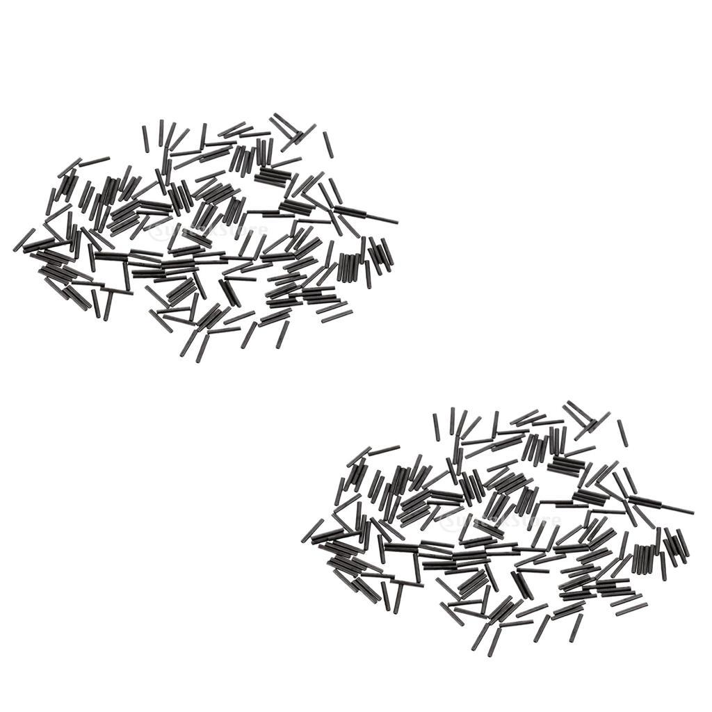 400pcs Single Barrel Crimping Sleeves Tube Fishing Connector Copper Corrosion Resistant 1.2 Bore