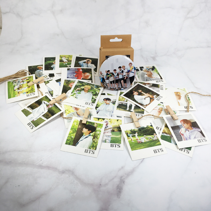 Combo Gương - Lomo card Bts [ Giao mẫu ngẫu nhiên ]