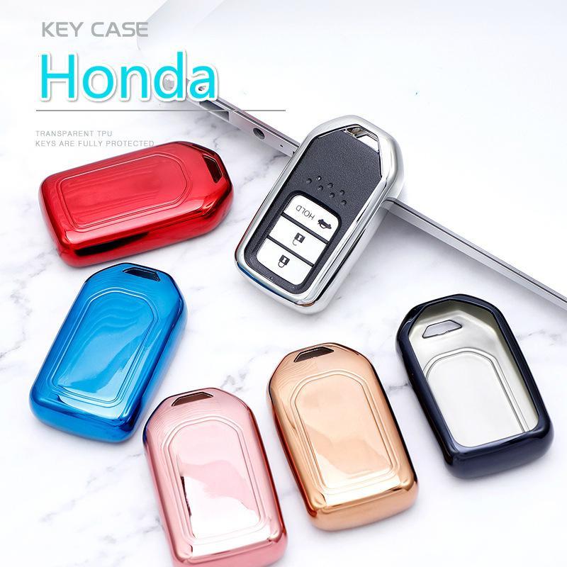 Vỏ Tpu Bảo Vệ Chìa Khóa Điều Khiển Từ Xa Cho Xe Hơi Honda City Hrv Brv Jazz Crv Accord Civic