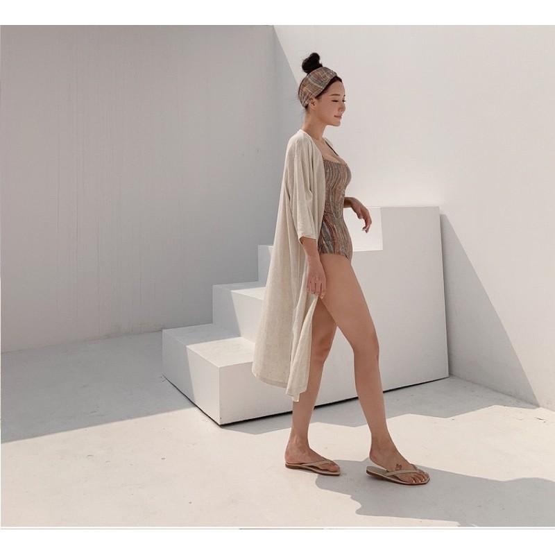 Bikini liền 2 dây hoạ tiết sexy