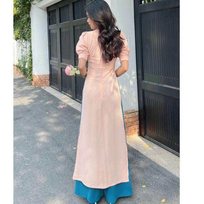 SÉT BỘ ÁO DÀI KẾT BÔNG CAO CẤP
