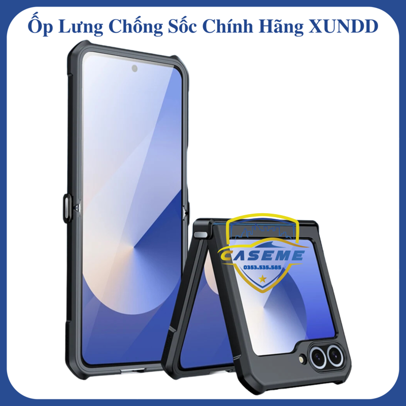 Ốp lưng chống sốc dành cho Samsung Z Flip5/Z Flip6 XUNDD - Hàng Chính Hãng