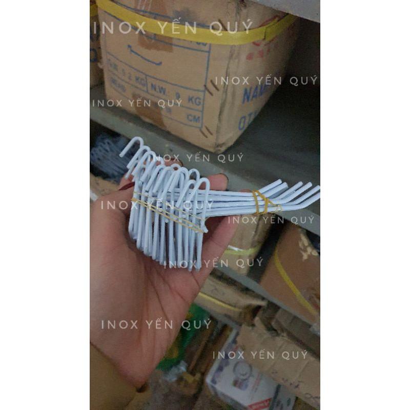 Combo 10 móc treo cài lưới treo phụ kiện sơn tĩnh điện
