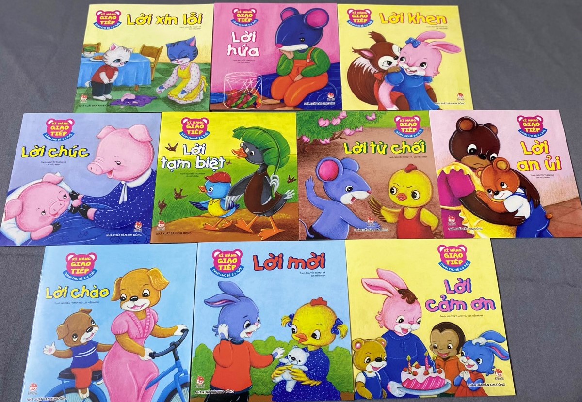 Bộ Sách Kĩ Năng Giao Tiếp - Dành Cho Bé 2 - 6 Tuổi