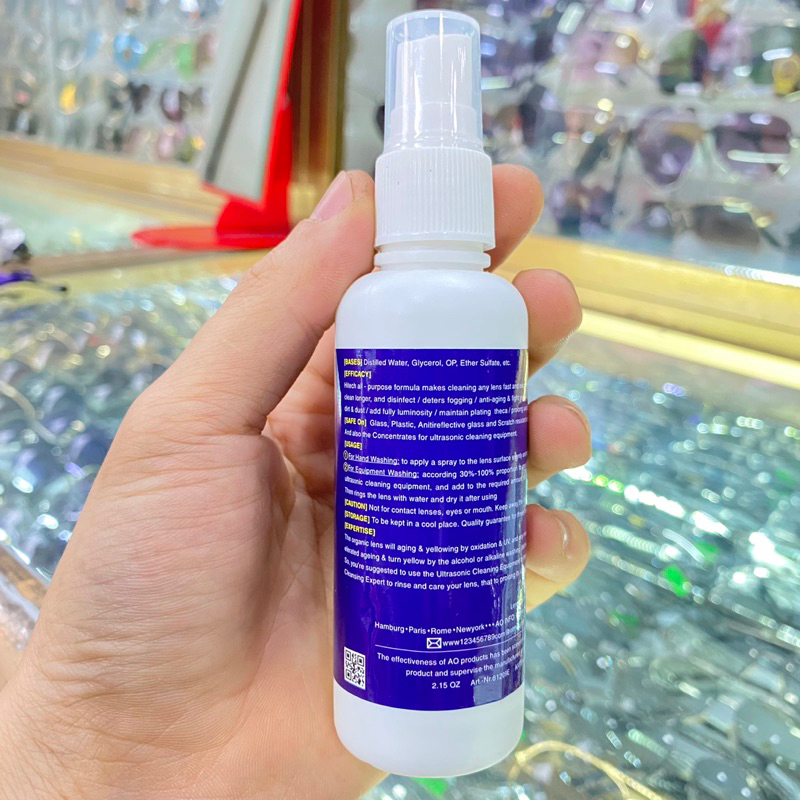 Gel lau kính chống bám sương mù, hơi nước cho mắt kính