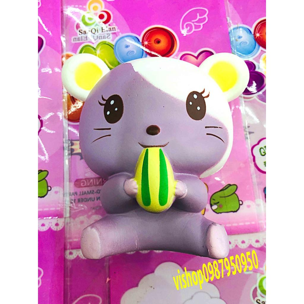 Squishy Lớn JUMBO chuột sóc ôm hạt dẻ Đồ Chơi Xốp Giảm Stress Hình mềm mịn dễ Thương đàn hồi Cho Bé