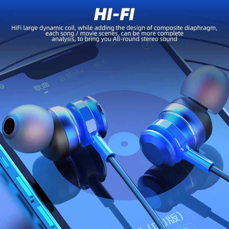 Tai nghe không dây Hdoorlink Bluetooth 5.0 kiểu nhét tai đeo cổ sạc được cho chơi thể thao