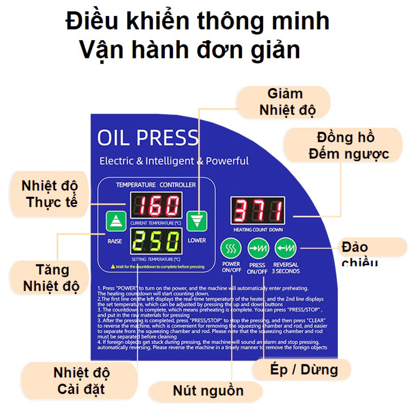 Máy ép dầu ăn thực vật dùng trong gia đình thương hiệu Mỹ cao cấp Septree X9 - Công suất 1300W - Hàng chính hãng