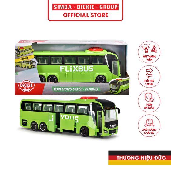 Đồ Chơi Xe buýt DICKIE TOYS MAN Lion's Coach – Flixbus 203744015