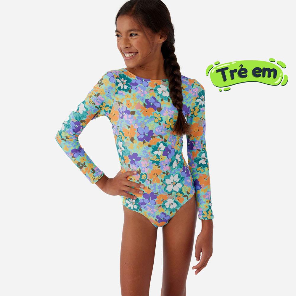 Đồ bơi một mảnh bé gái Oneill Sami Floral Twist Back Surf - SP3874007-MUL