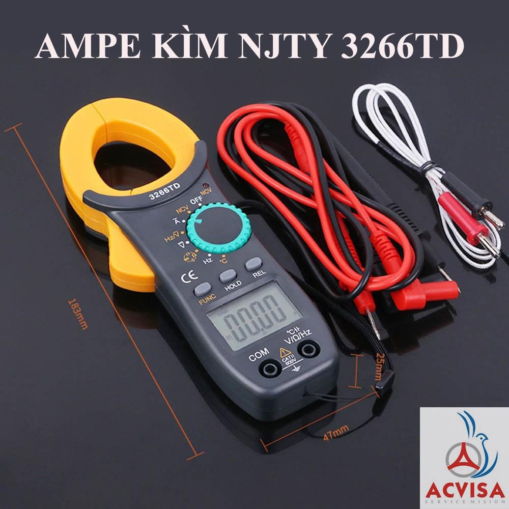 Ampe Kìm NJTY 3266TD .Đo Tụ,Tần Số, Nhiệt Độ - NJTY3266TD