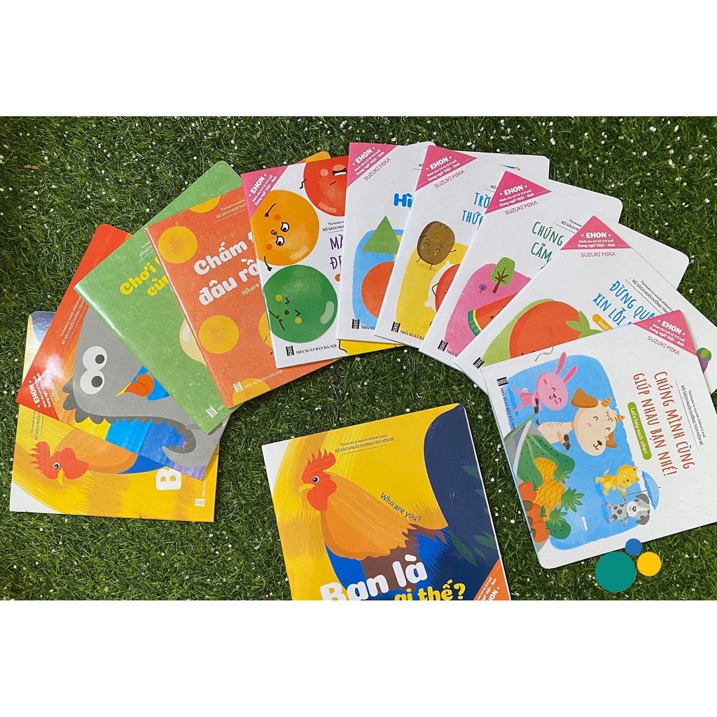 Sách Ehon- Song Ngữ Việt Anh Cho Bé Từ 0-6 Tuổi Bộ 10 Cuốn- Ehon Nhật Bản Nuôi Dưỡng Tâm Hồn Bé - Set 5 Cuốn