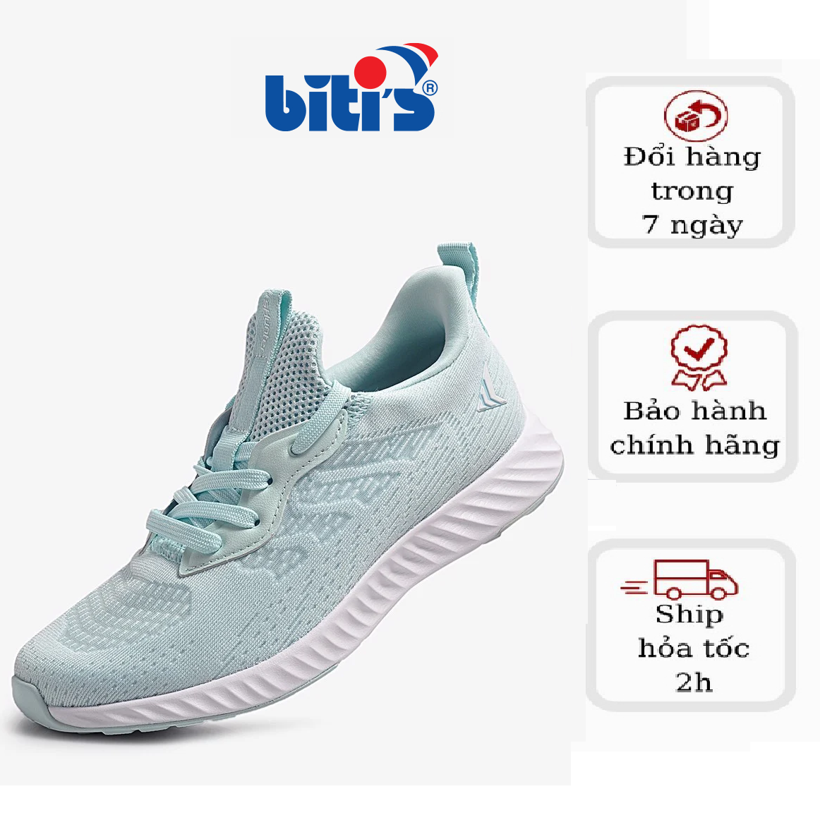 Giày Đi Bộ Nữ Biti’s Hunter Jogging HSW003000XNG Siêu Bền