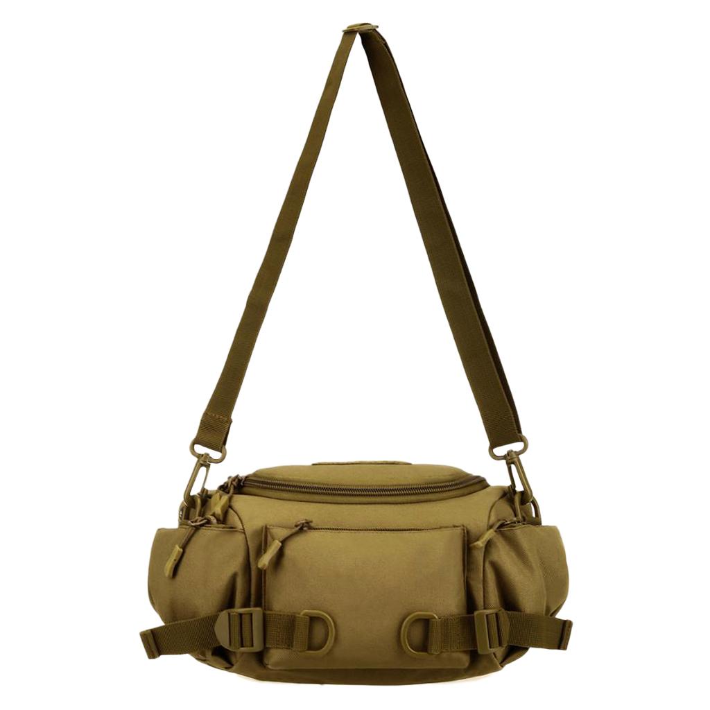 Outdoor Sports Camping Travel Fanny Pack Waist Bag Bum Pouch Coyote