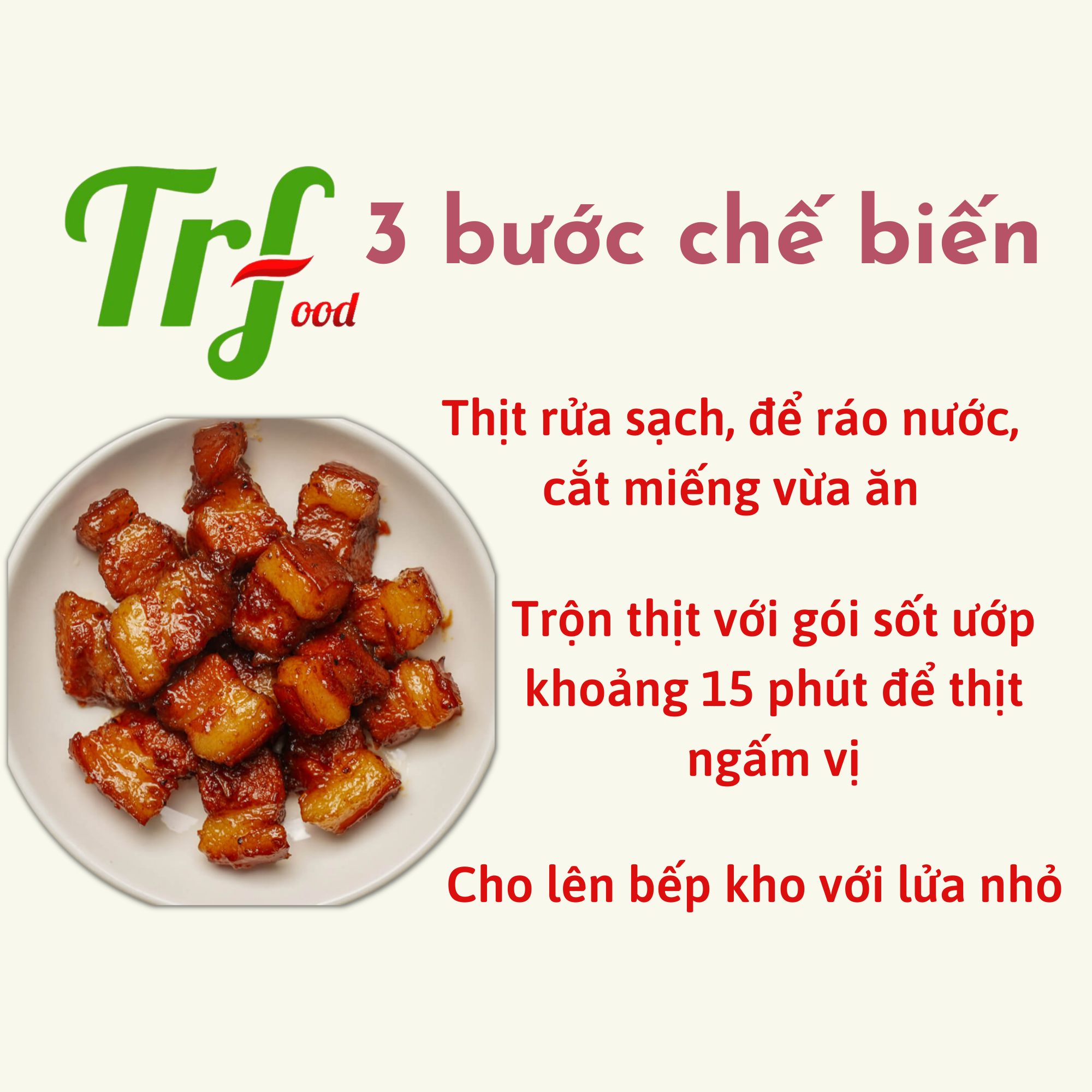 Sốt thịt kho TRF - 200ml