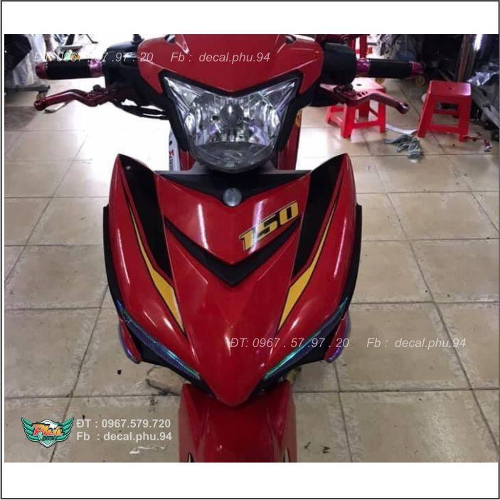 Tem Rời Exciter 150 Đỏ đen vàng