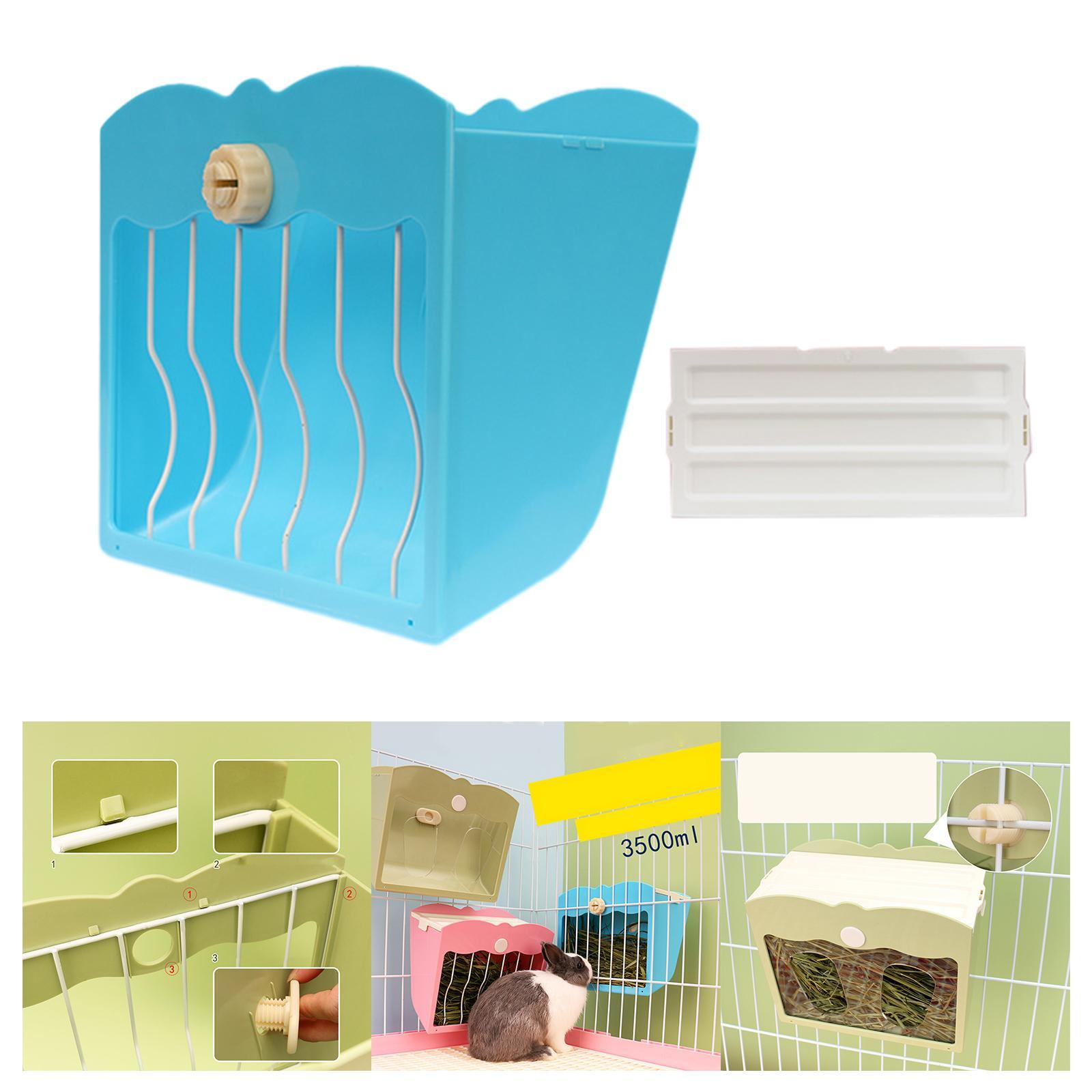 Rabbit Hay Feeder Rabbit Feeder Durable Hay Holder Feeding Manger for Bunny Hedgehog Ferret Small Animals Guinea Pig