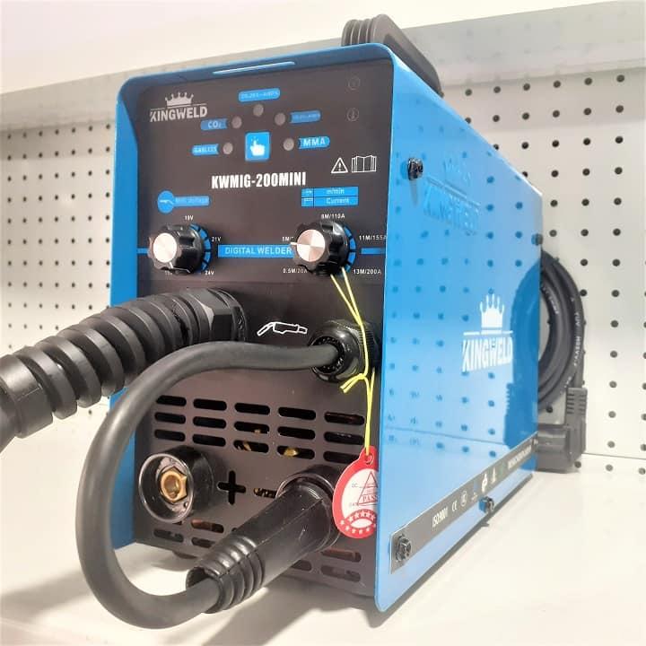 MÁY HÀN MIG MINI (0.6mm - 1.0mm) 7.2KVA KINGWELD KW MIG-200 MINI - HÀNG CHÍNH HÃNG