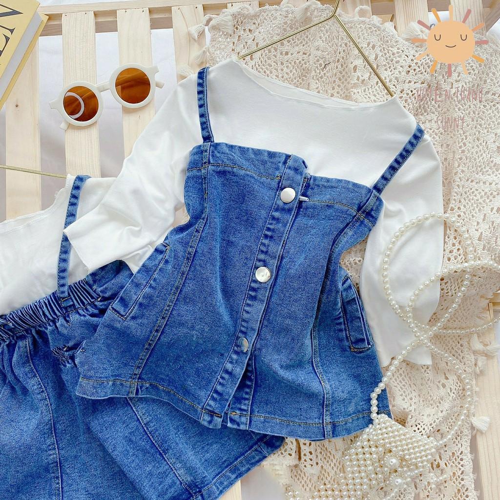 ĐẦM YẾM JEAN CỔ V DÂY KÉO TRƯỚC NGỰC  NY833
