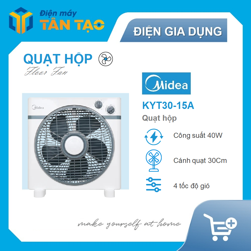 Quạt hộp Midea KYT30-15A - Hàng chính hãng