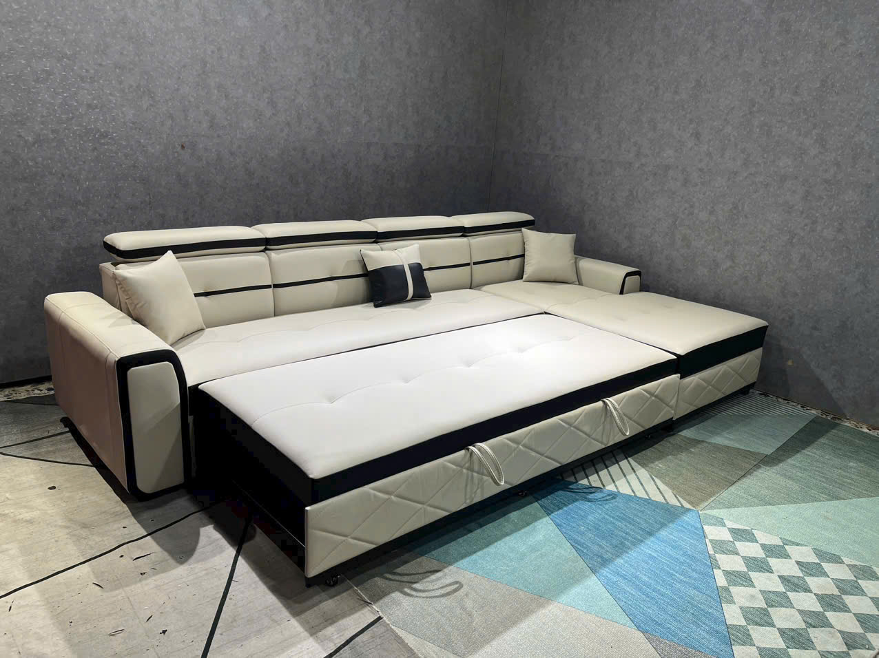 Sofa giường kéo thông minh Tundo NK2025 3,5 m x 1m8