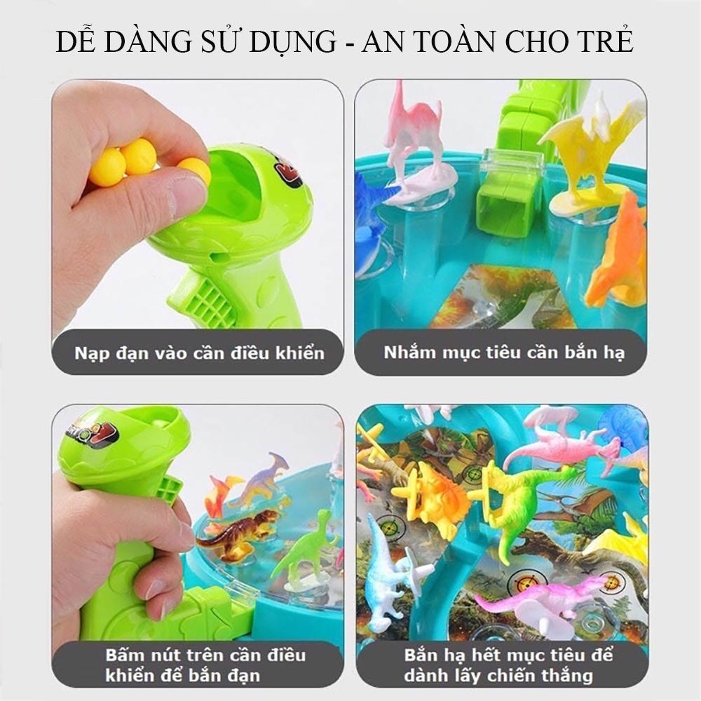 Khủng long đại chiến. Đồ chơi trẻ em khủng long đại chiến trò chơi giải trí, tương tác và tư duy chiến thuật cho bé