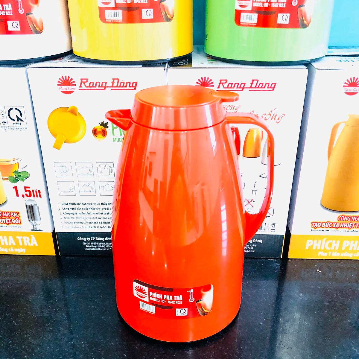 Phích pha trà giữ nhiệt Rạng Đông 1,5L RD-1542 N2.E