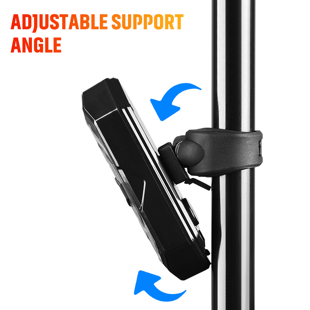 Đèn LED Cảnh Báo Sau Xe Đạp Có Thể Sạc Lại