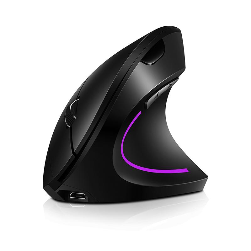 Công Thái Dọc Chuột 2.4G USB Chuột Chơi Game Không Dây Chuột Máy Tính Có Đèn