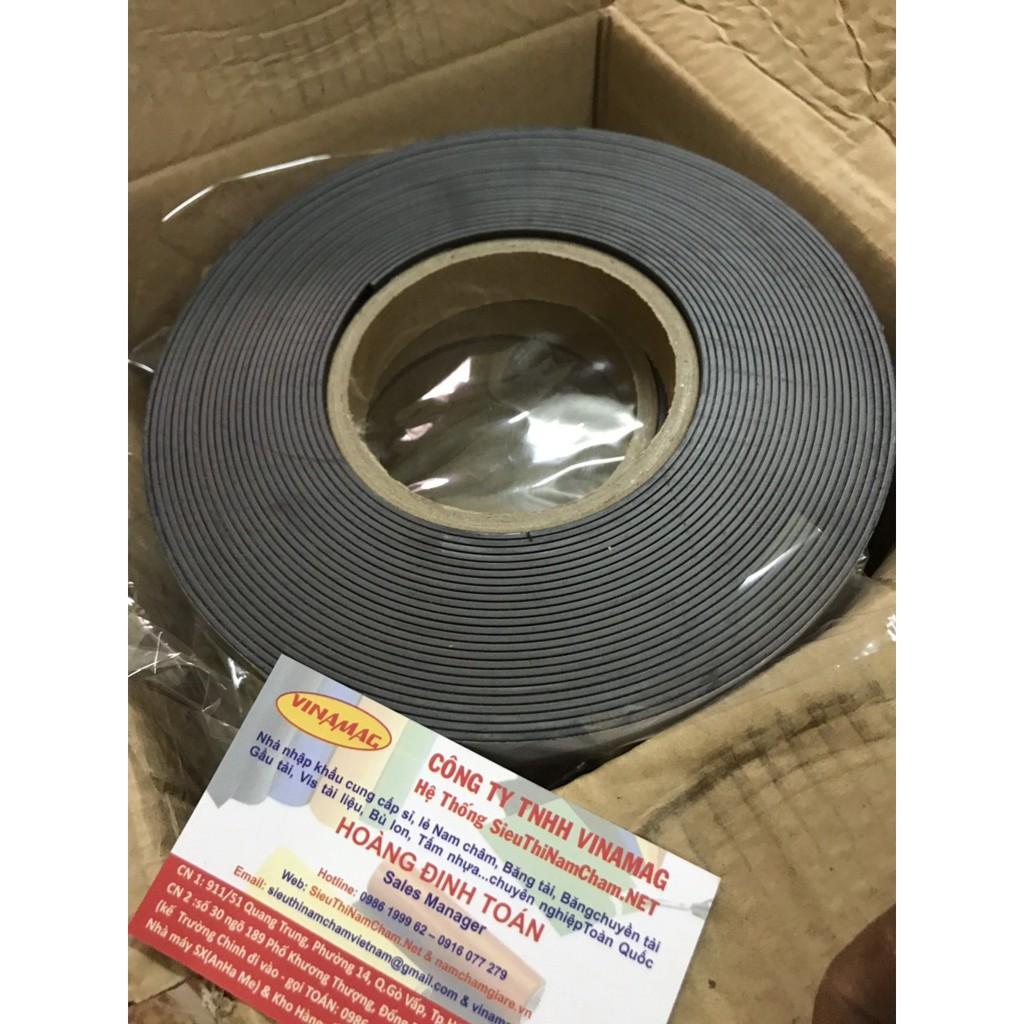 Nam châm băng dính 25x1.7x10.000mm ( hút tủ lạnh )