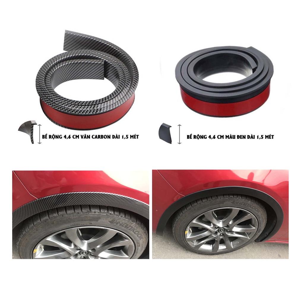 Cuộn Bảo Vệ Cua Lốp Vân Cacbon Chống Trầy Xuốc Cao Cấp - Rộng 4.6 cm dài 1.5m