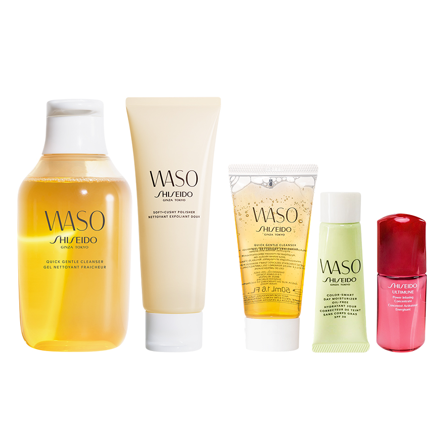 Bộ Sản Phẩm Chăm Sóc Da Shiseido Waso Làn Da Tươi Mới - 95502G