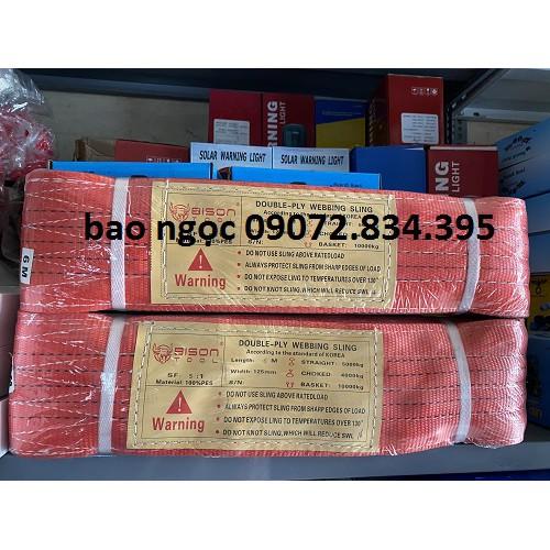 Dây cáp vải cẩu hàng 5 Tấn - bản 125mm - Hệ số 5:1 - 8 Mét