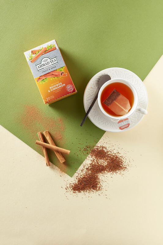 TRÀ AHMAD ANH QUỐC - ROOIBOS & QUẾ - Hồng trà Nam Phi & Quế tốt cho sức khỏe