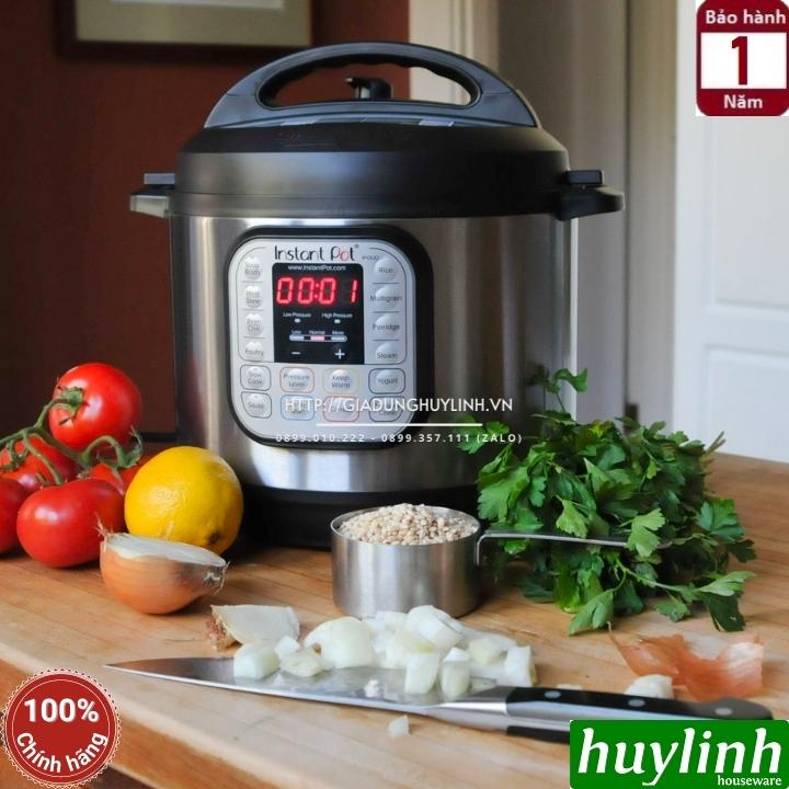Nồi Áp Suất Điện Đa Năng INSTANT POT DUO 60 7-IN-1 Dung Tích 5.7L- Hàng Chính Hãng