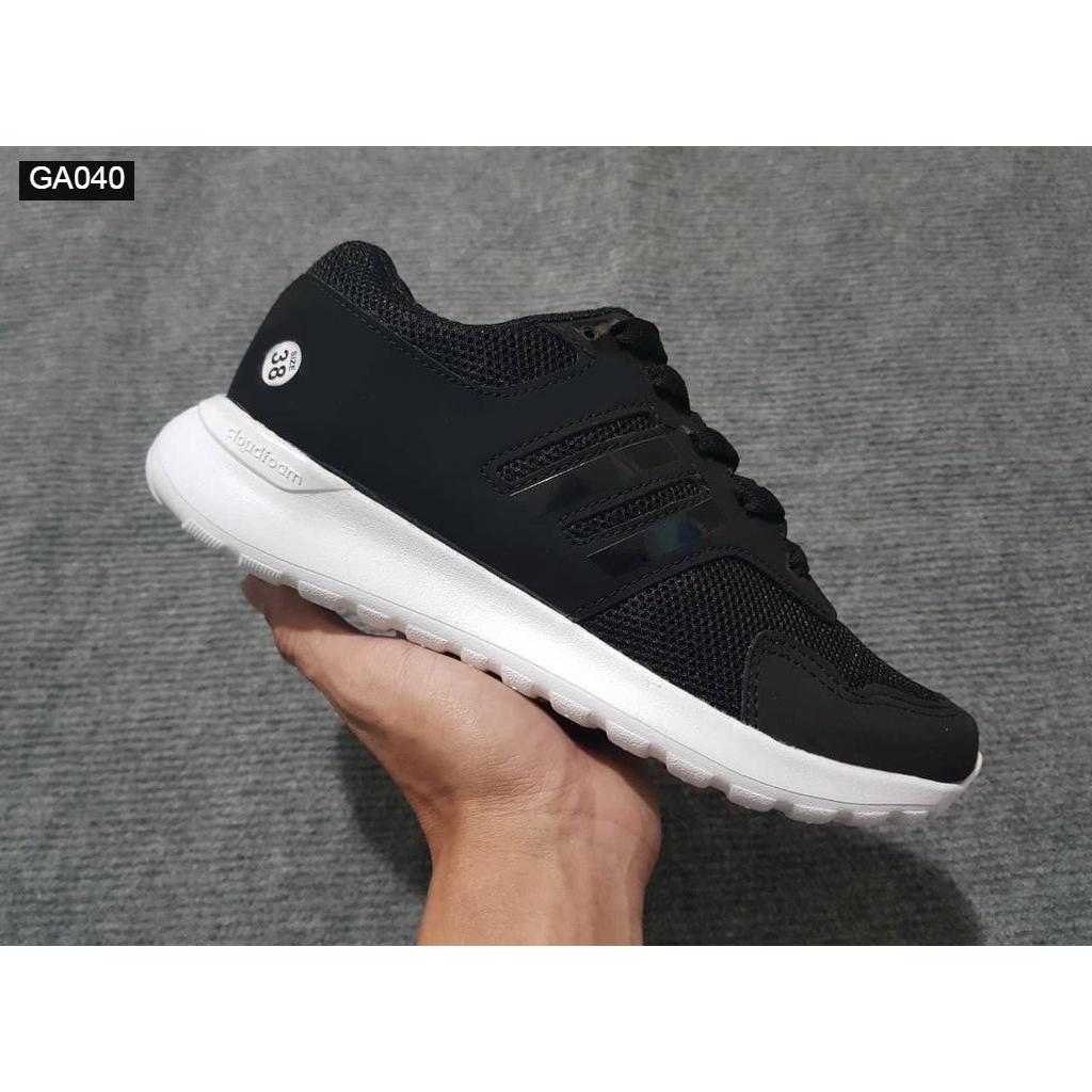 Giày Sneaker Nam Nữ Siêu Nhẹ (Trắng/Đen) GA040