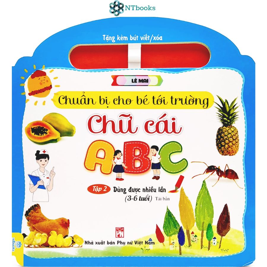 Combo 2 cuốn Chuẩn Bị Cho Bé Tới Trường - Chữ Cái - Tập 1 + Tập 2 (3-6 Tuổi)