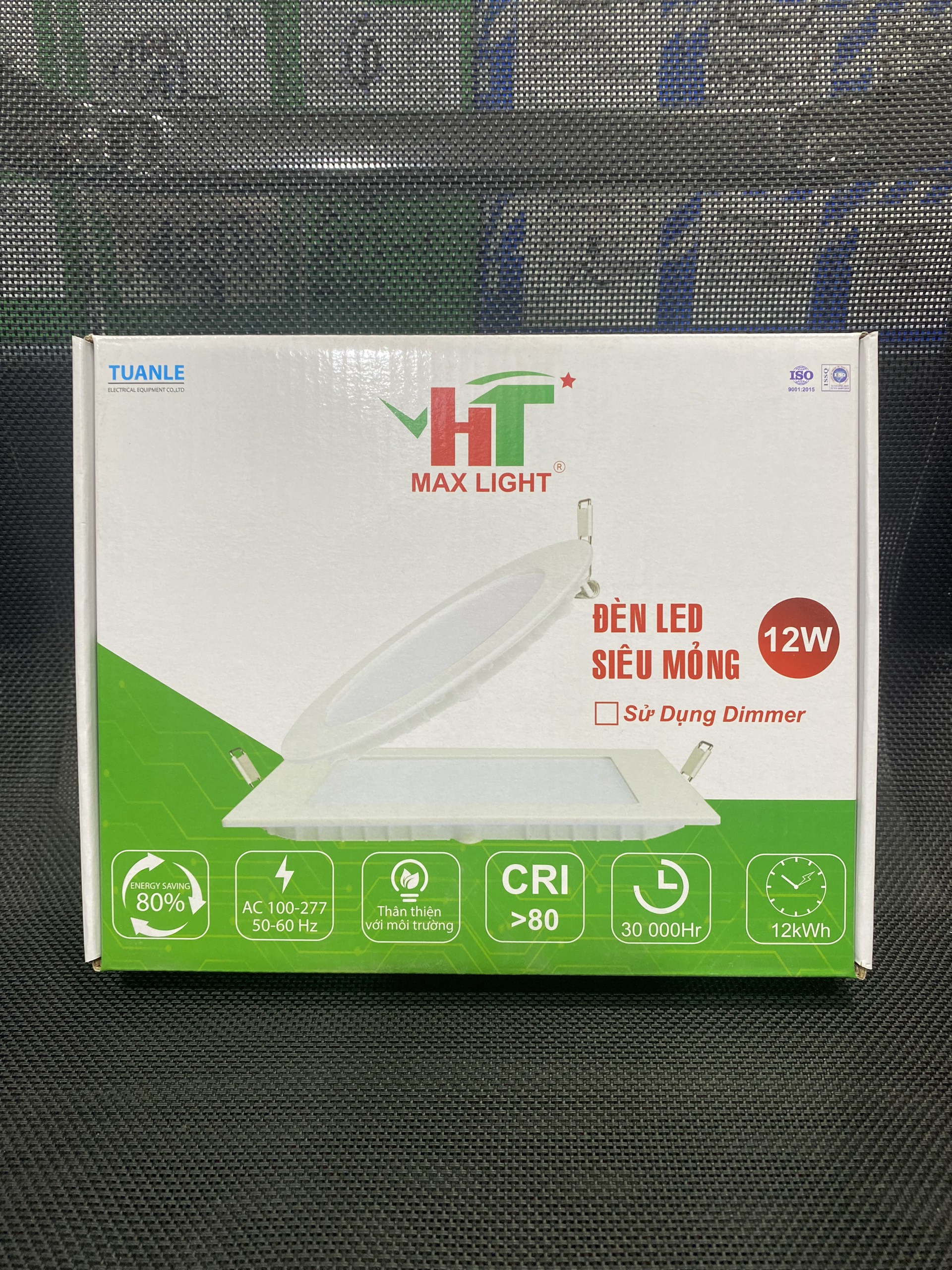 Đèn LED Âm Trần Siêu Mỏng 12W HT
