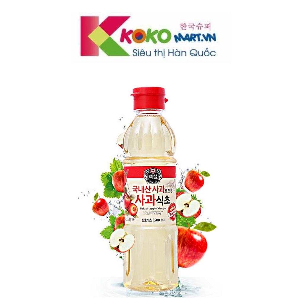 Giấm táo Hàn Quốc Beksul 500ml