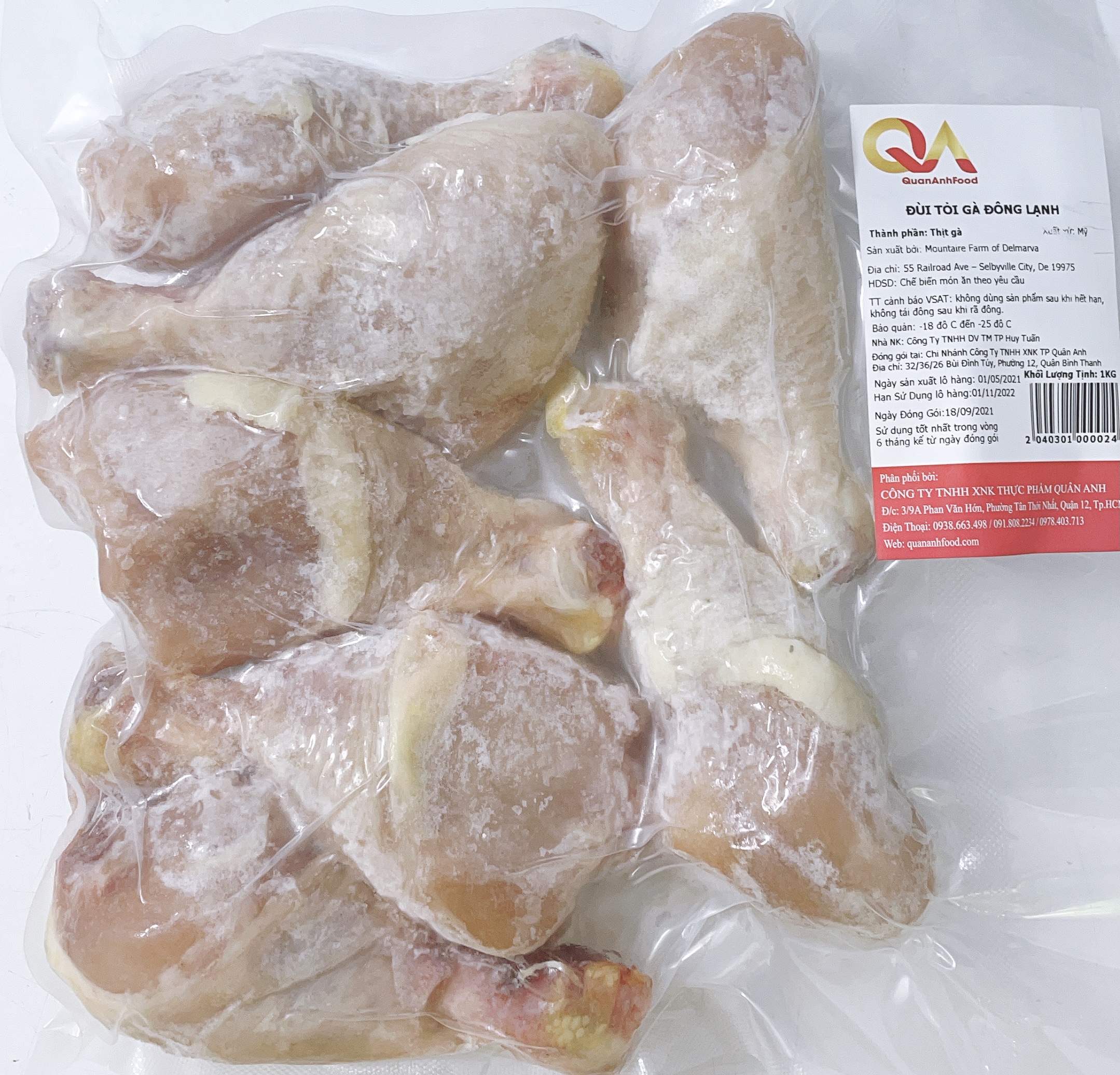 - ĐÙI TỎI GÀ NHẬP KHẨU - - Túi 1kg