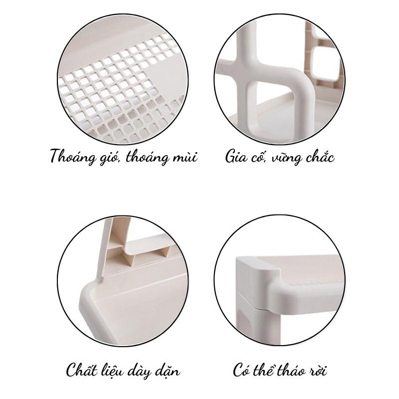 Kệ đựng gia vị 2 tầng - Kệ để đồ thông minh 2 tầng đa năng tiết kiệm không gian