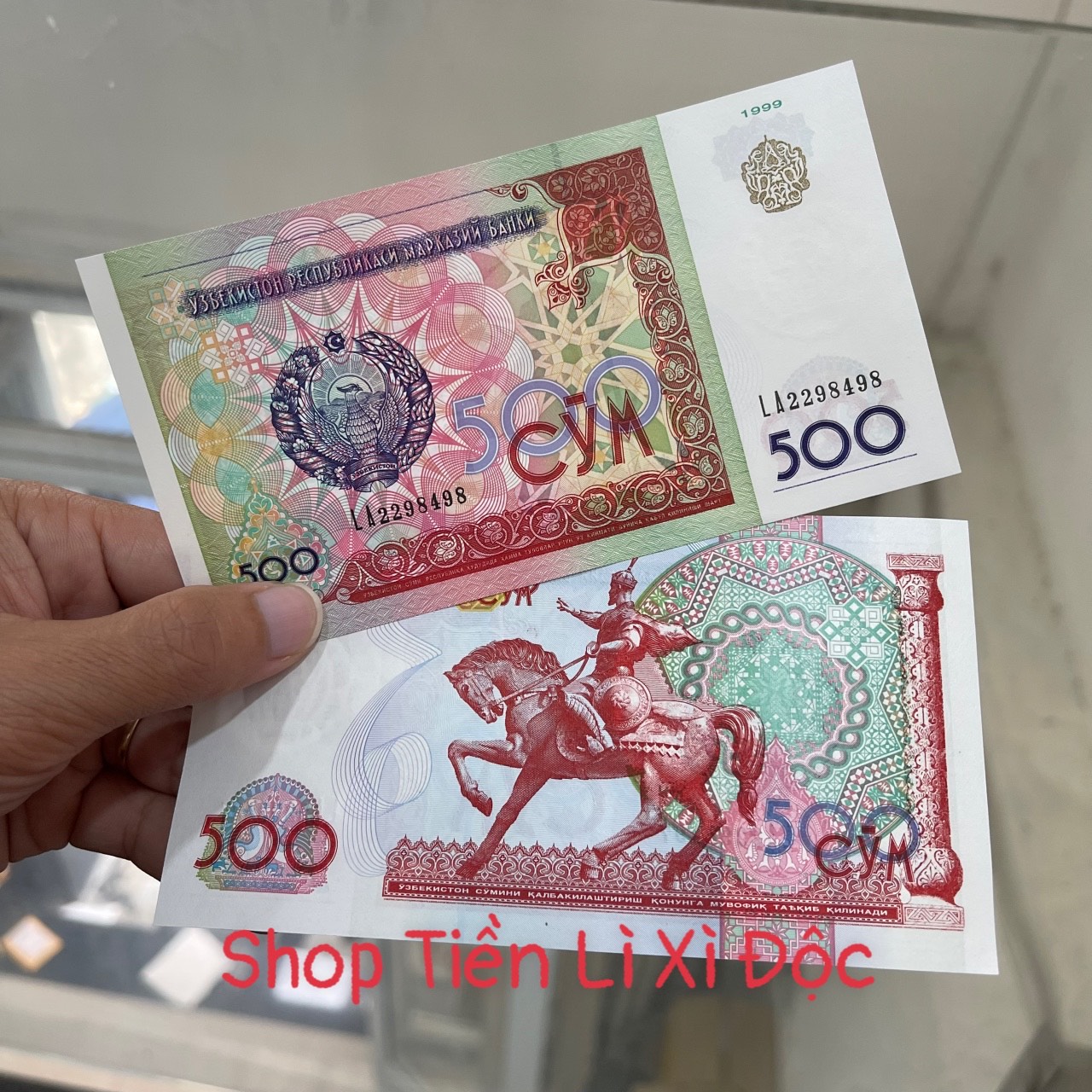 Combo 10 Tờ Tiền Mã Đáo Thành Công Uzbekistan May Mắn