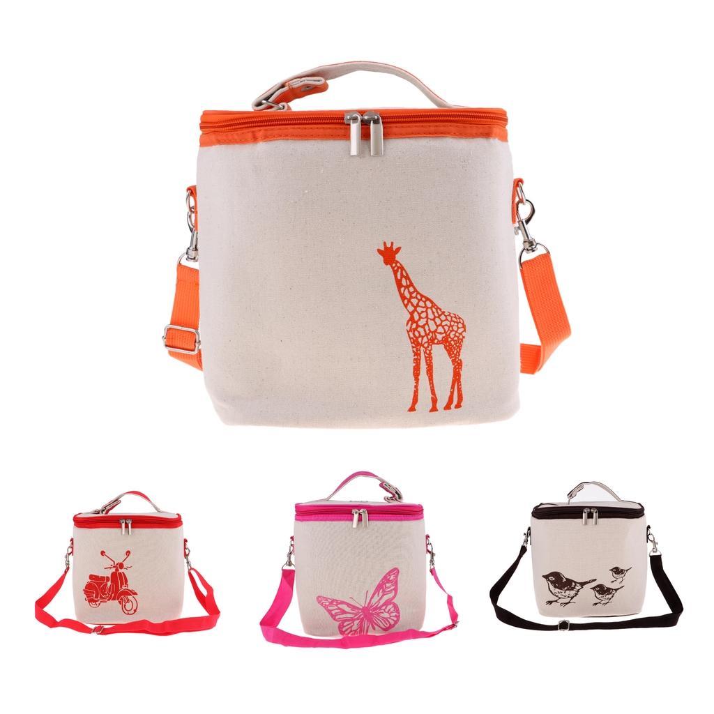 Outdoor Camping Insulated Cool Bag Lunch Box Picnic Lunch Container for Family Outdoor Camping Hiking Picnic BBQ 23x16x24cm