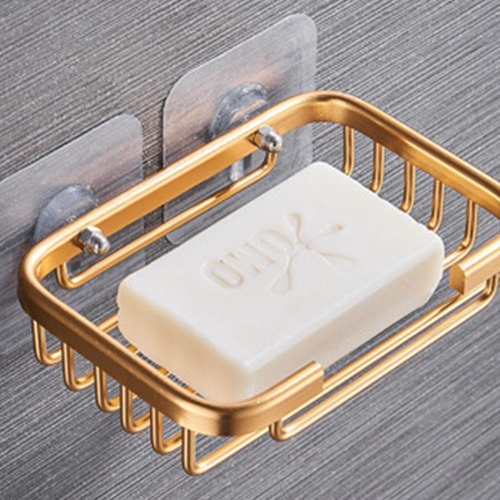 Món xà phòng cho vòi hoa sen, giá đỡ xà phòng gắn tường bằng thép không gỉ cho nhà bếp phòng tắm- Chất kết dính mạnh mẽ