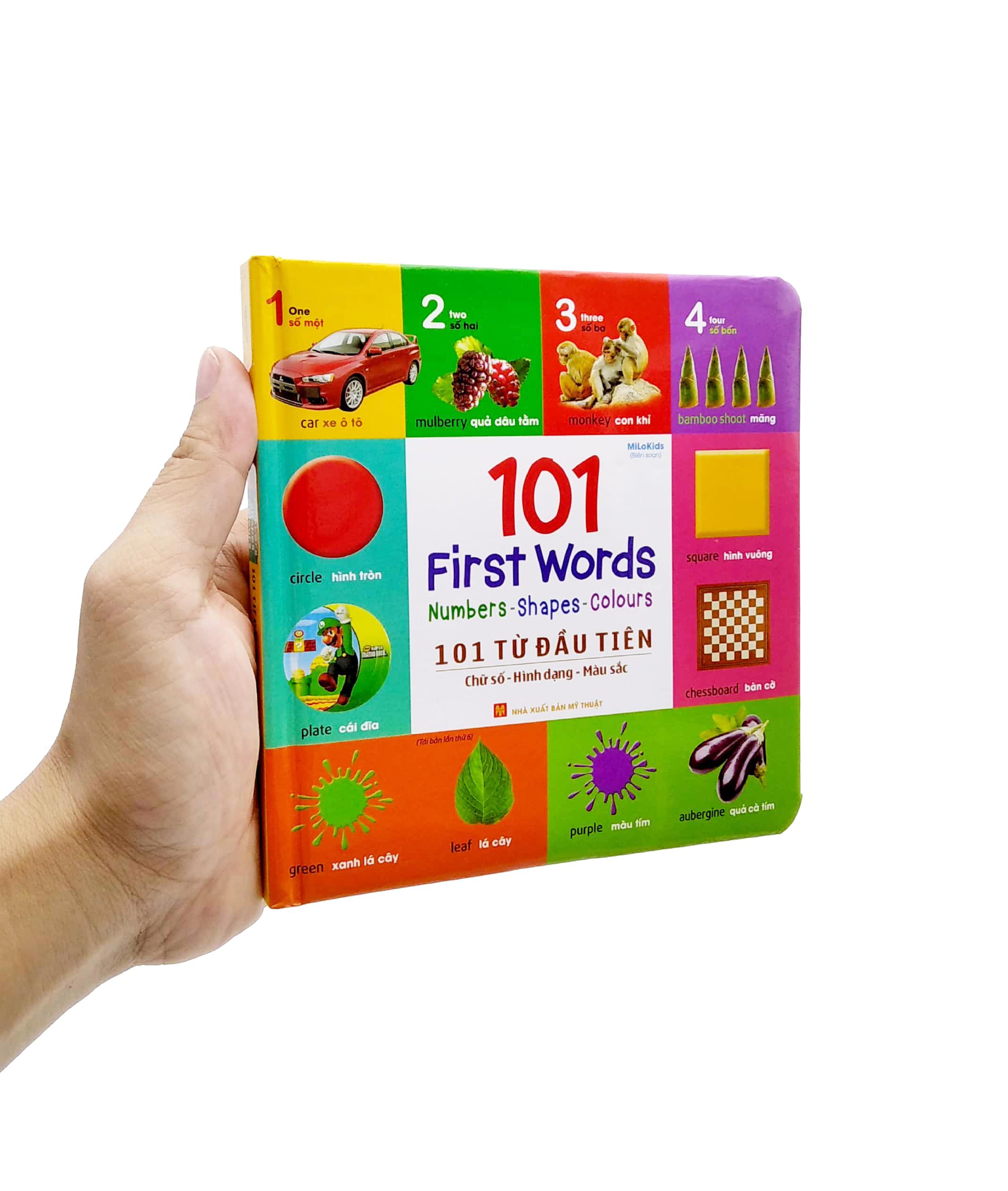 101 Từ Đầu Tiên: Chữ Số-Hình Dạng-Màu Sắc - 101 First Words: Numbers-Shapes-Colours (2022)