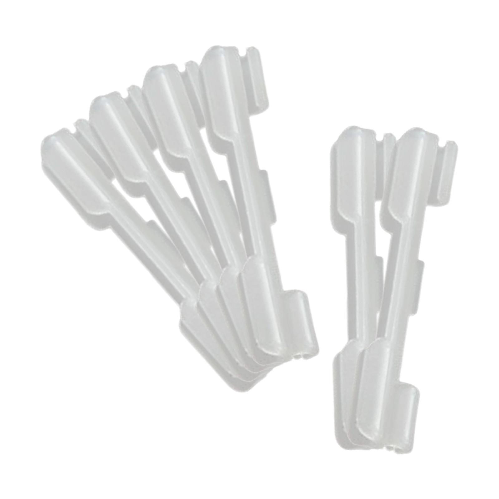 6Pcs Portable Fishing Light Rod Clip, Fluorescent Sticks Connectors Glow Fluorescent Sticks Clip Holder Clamp Equipment for Fishing Rod