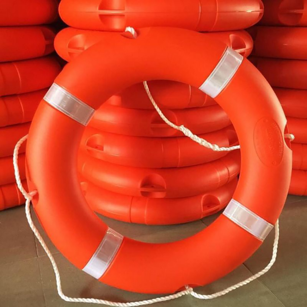 Phao tròn cứu hộ (cứu sinh) nhựa - Cam