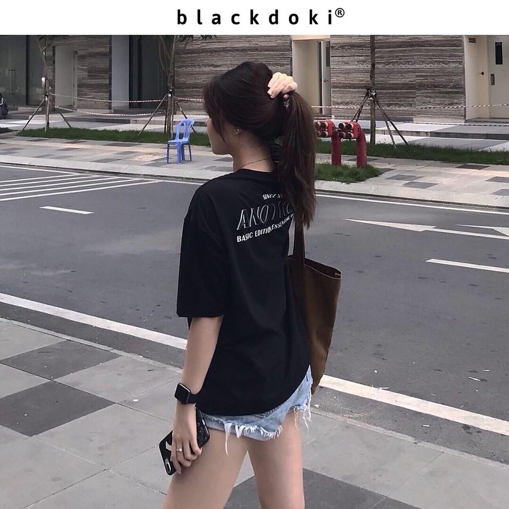 Áo thun nữ BLACKDOKI-Another basic , áo phông oversize tay lỡ dáng rộng cá tính M56