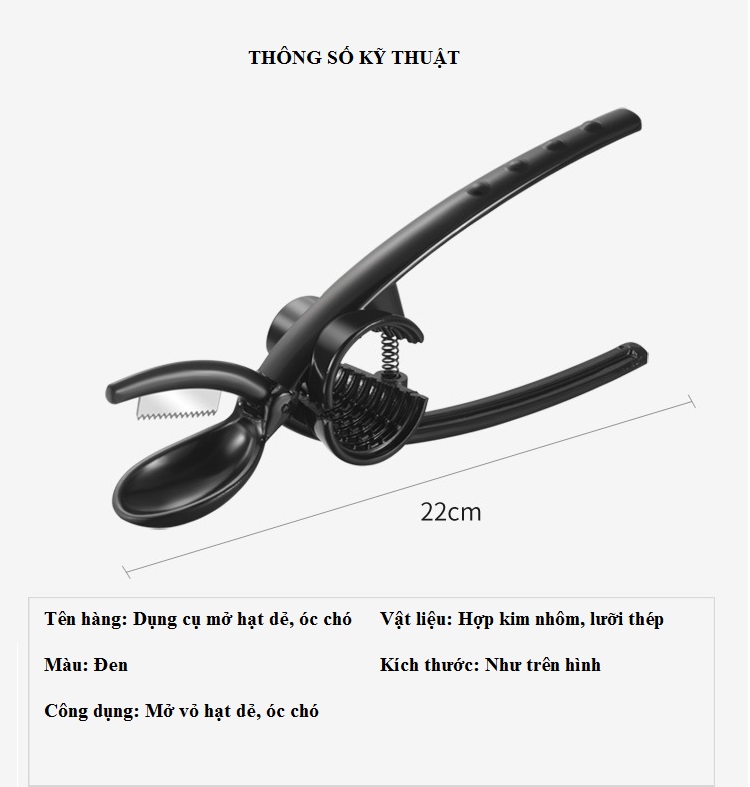 Kìm đa năng dùng để tách vỏ óc chó , hạt dẻ