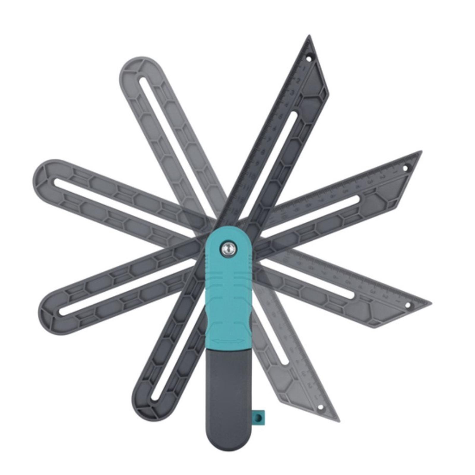 Lock Angle Measuring Ruler Adjustable Level Measure Tool Wooden Marking Woodworking Gauge Metric Carpenter